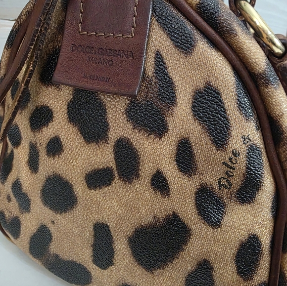 Dolce & Gabbana Leopard Print Boston Bag - Picture 10 of 16